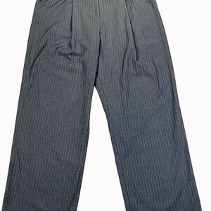 Wild Fable Charcoal Pinstripe Wide Leg Pants